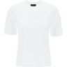 MONCLER embossed logo t-shirt  - White - female - Size: Small