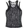 DION LEE camouflage mesh tank top  - Black - female - Size: Medium