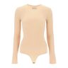 MAISON MARGIELA second skin long sleeve bodysuit  - Beige - female - Size: 42