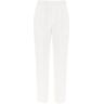 AGNONA linen trousers  - White - female - Size: 40