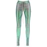 RICK OWENS 'gary' iridescent leather pants  - Green - female - Size: 40