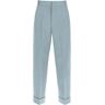 'S MAX MARA linen cigarette pants in salix style  - Light blue - female - Size: 40