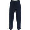 'S MAX MARA linen cigarette pants in salix style  - Blue - female - Size: 40