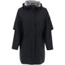 HERNO LAMINAR "removable sleeve cape coat  - Black - female - Size: 42