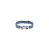 FERRAGAMO adjustable leather bracelet  - Silver - male - Size: One Size