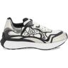 ALEXANDER MCQUEEN leather sprint runner sneakers  - Grey - male - Size: 41