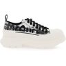 ALEXANDER MCQUEEN fold print tread slick sneakers with  - Black - male - Size: 43