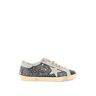GOLDEN GOOSE super-star studded sneakers with  - Black - male - Size: 43