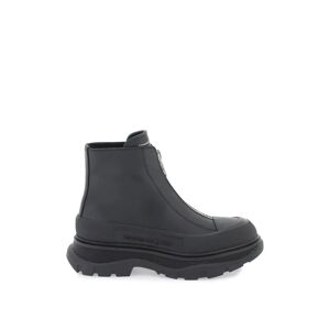 ALEXANDER MCQUEEN Zip Tread Slick ankle boots  - Black - female - Size: 38