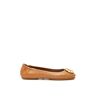 TORY BURCH minnie travel flats  - Brown - female - Size: 6