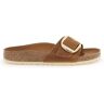 BIRKENSTOCK madrid big buckle slides  - Brown - female - Size: 36