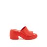 FERRAGAMO mules with chunky sole  - Red - female - Size: 6