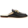 TOD'S kate leather sabot  - Black - female - Size: 36