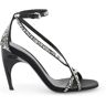 ALEXANDER MCQUEEN armadillo sandals  - Black - female - Size: 37