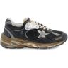 GOLDEN GOOSE dad-star sneakers in mesh and nappa leather  - Black - female - Size: 39