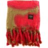 MANTAS EZCARAY tie-dye mohair and wool blend blanket  - Red - female - Size: One Size