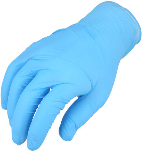 Blue Industrial Nitrile Gloves - Powder Free - 5 Mil - Extra Large - 96000 Gloves = 960 Boxes