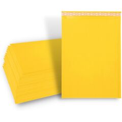 9.5" x 14.5" Kraft Bubble Mailers - 3600 Mailers/Full Pallet - Made In USA