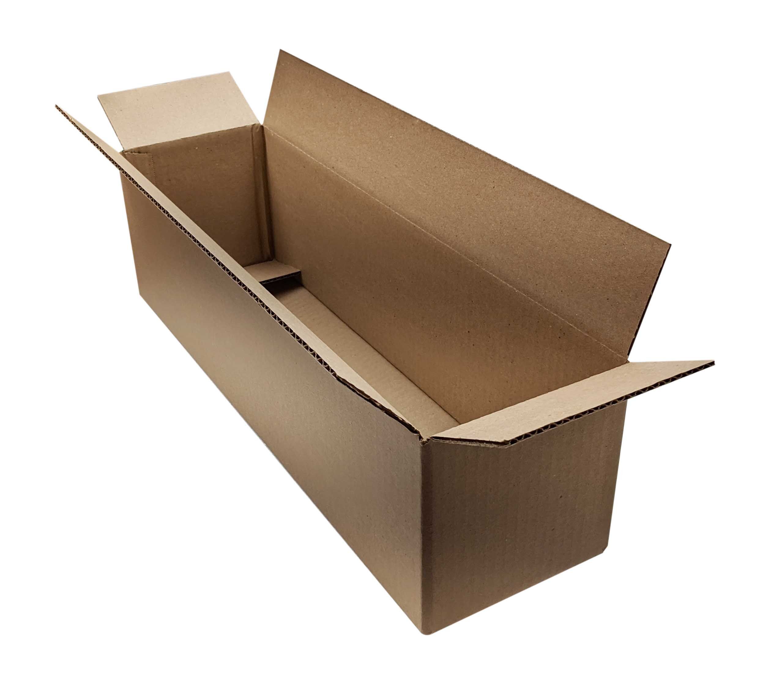 22" x 6" x 6" Corrugated Cardboard Boxes - 25 Boxes/Bundle