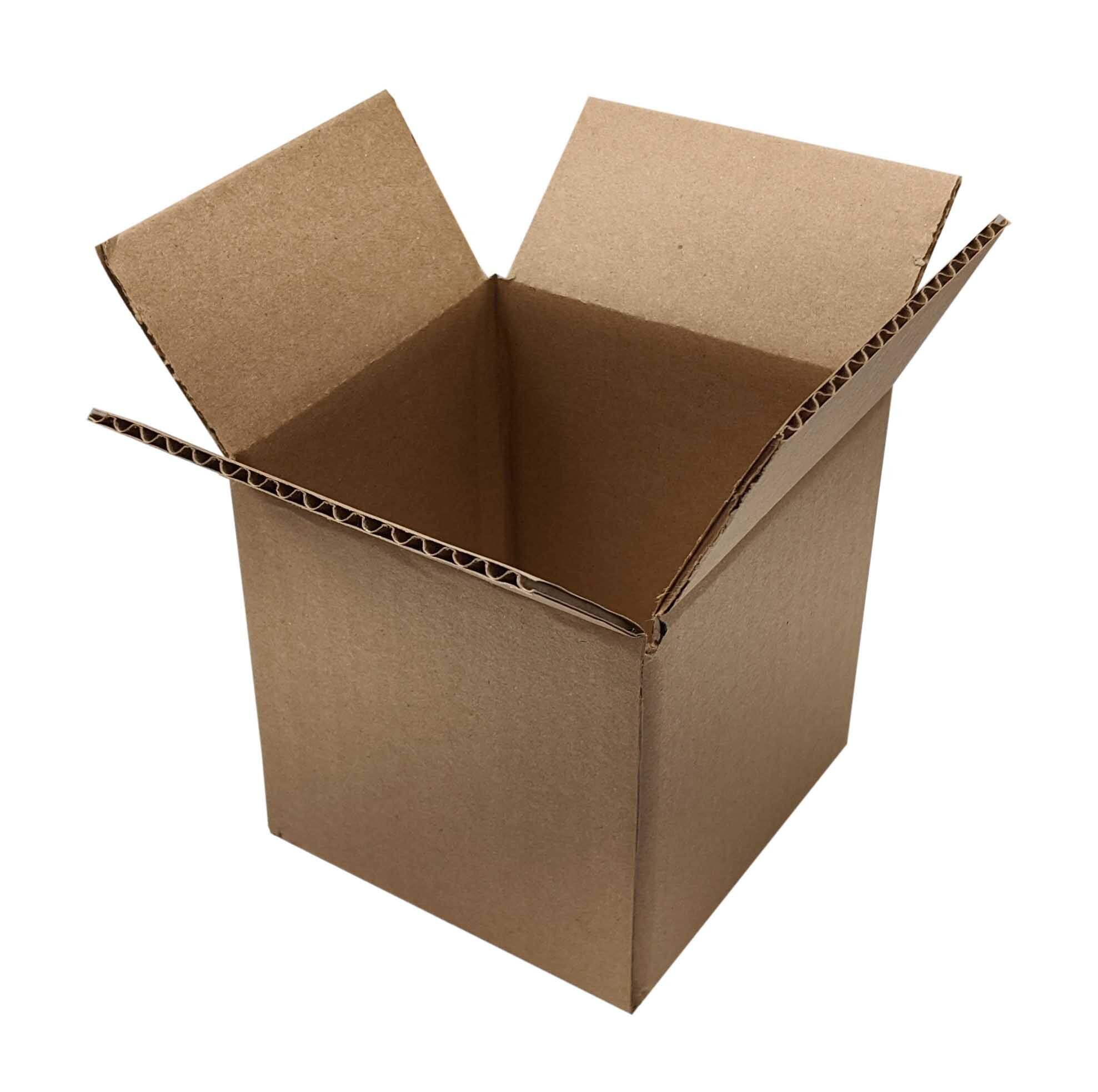 5" x 5" x 5" Corrugated Cardboard Boxes - 25 Boxes/Bundle
