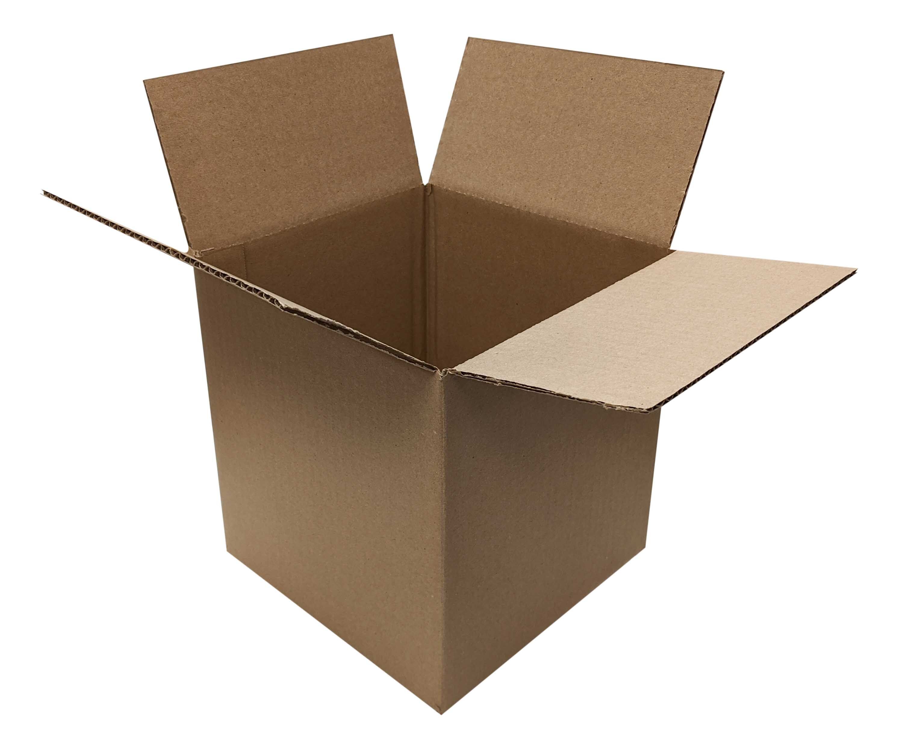 9" x 9" x 9" Corrugated Cardboard Boxes - 25 Boxes Per Bundle
