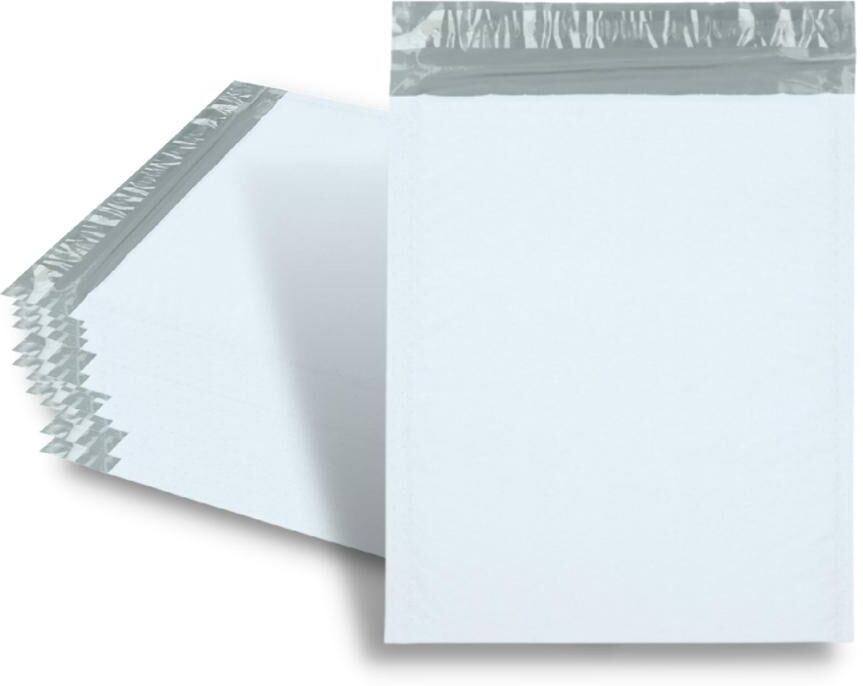 7.25" x 9.75" Poly Bubble Mailers - #DVD - 3500 Mailers/Half Pallet