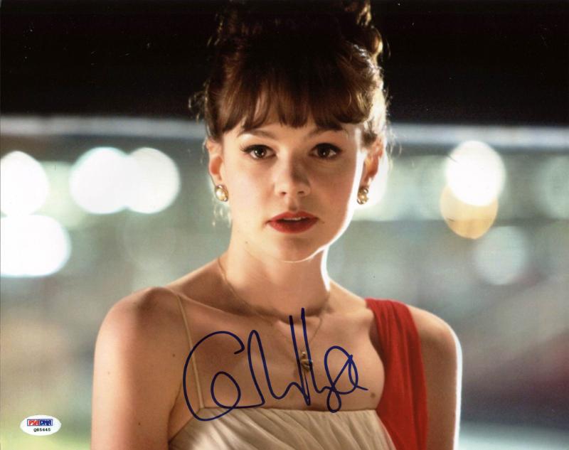 PRESS PASS COLLECTIBLES Carey Mulligan An Education Signed Authentic 11X14 Photo PSA/DNA #Q85645