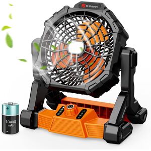 Dr.Prepare X25 Portable Camping Fan with LED Light