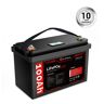 Dr.Prepare 100Ah LiFePO4 Lithium Deep Cycle Battery with LED Screen - Connect In Series [10-year Warranty]