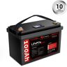 Dr.Prepare Multiple packs 100Ah LiFePO4 Lithium Deep Cycle Battery with LED Screen - Connect In Series [10-year Warranty]