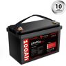 Dr.Prepare 100Ah LiFePO4 Lithium Deep Cycle Battery - Connect In Series [10-year Warranty]