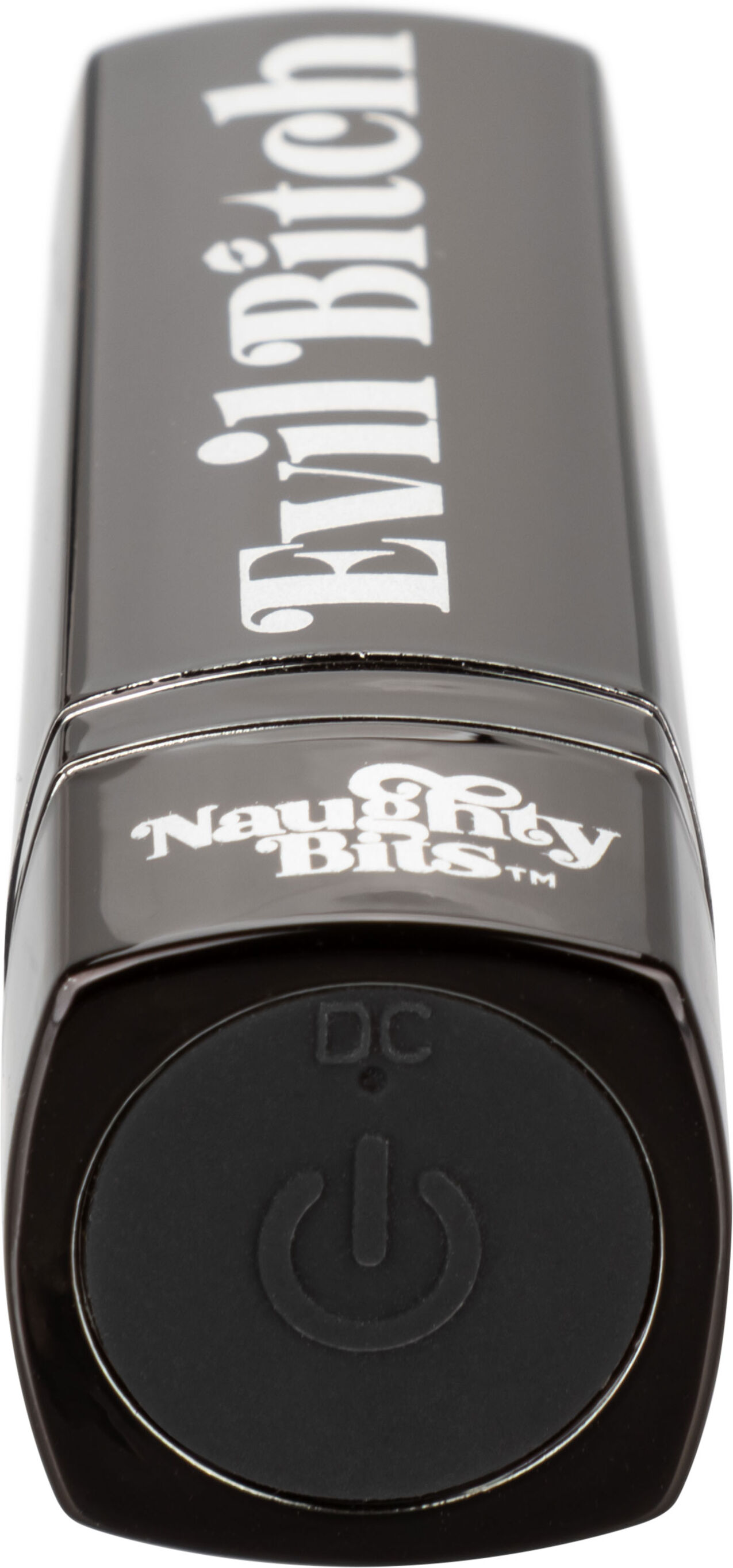 CalExotics Naughty Bits Evil Bitch Lipstick Vibrator - Black