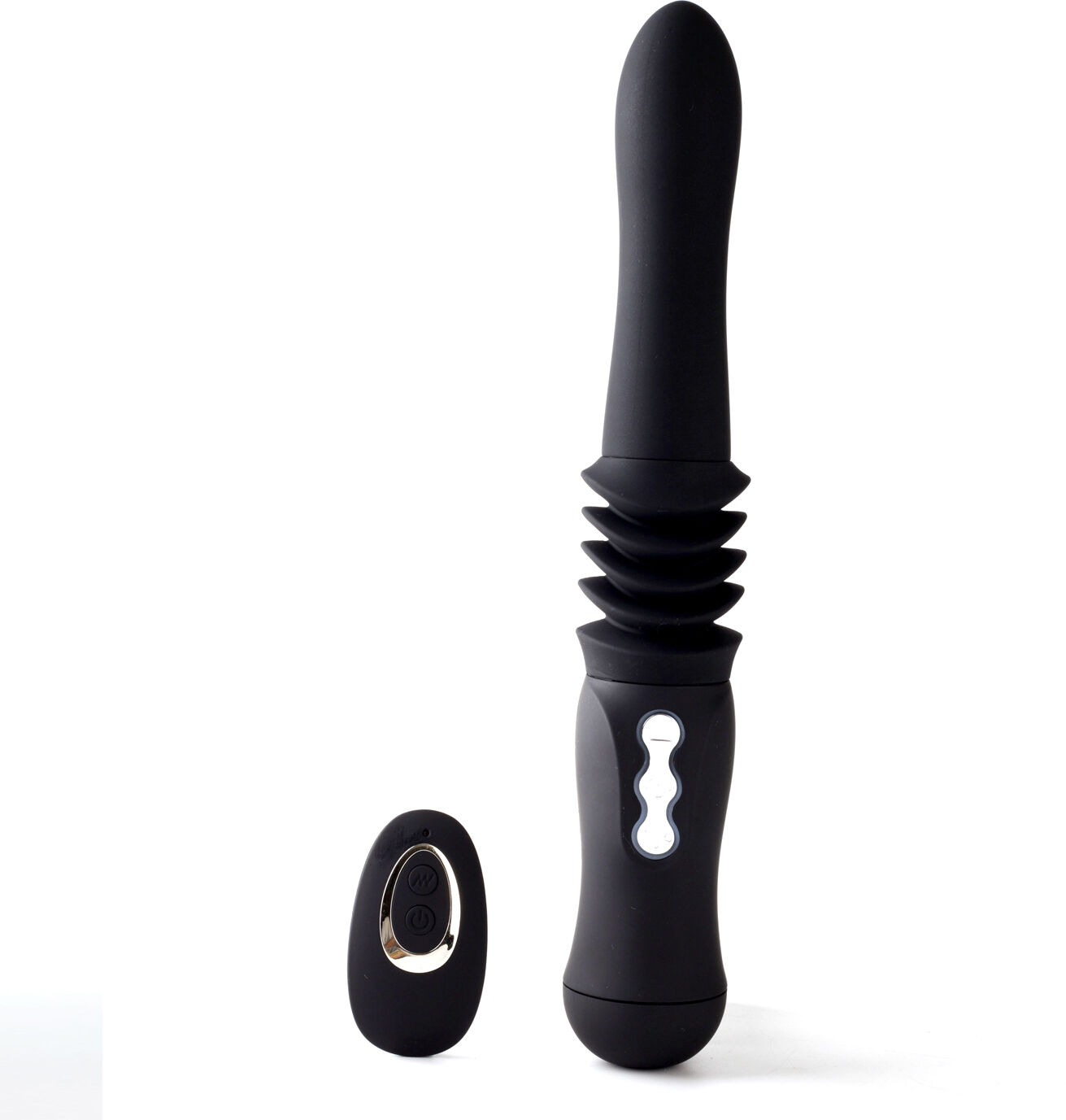 Maia Toys Max Silicone Thrusting Portable Love Machine -  Black