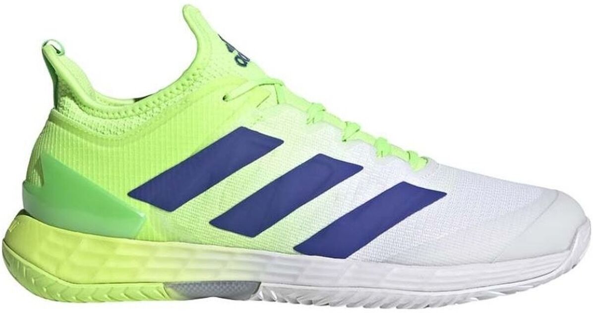 adidas Men's adizero ubersonic 4 Tennis Shoes (Signal Green/Sonic Ink/White)