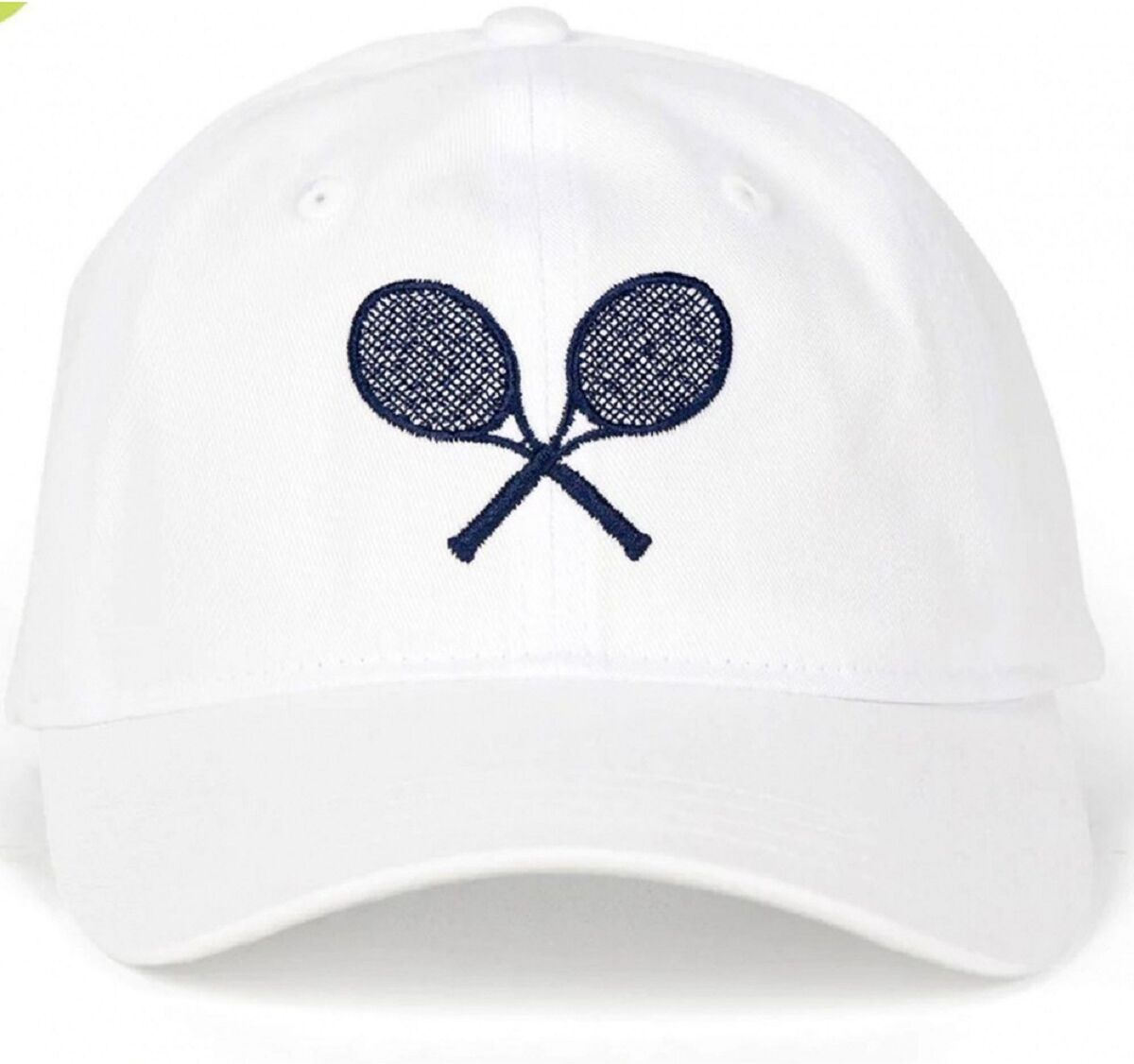 Adidas Ame & Lulu Heads Up Tennis Hat (Crossed Racquets White)