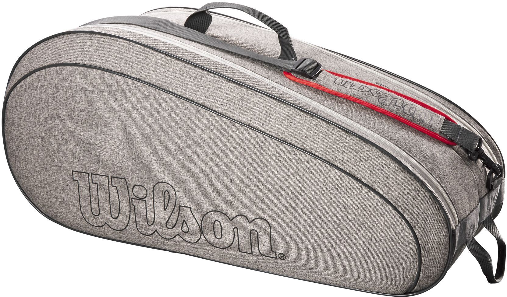 Wilson Team 6 Pack Tennis Bag (Heather Grey)