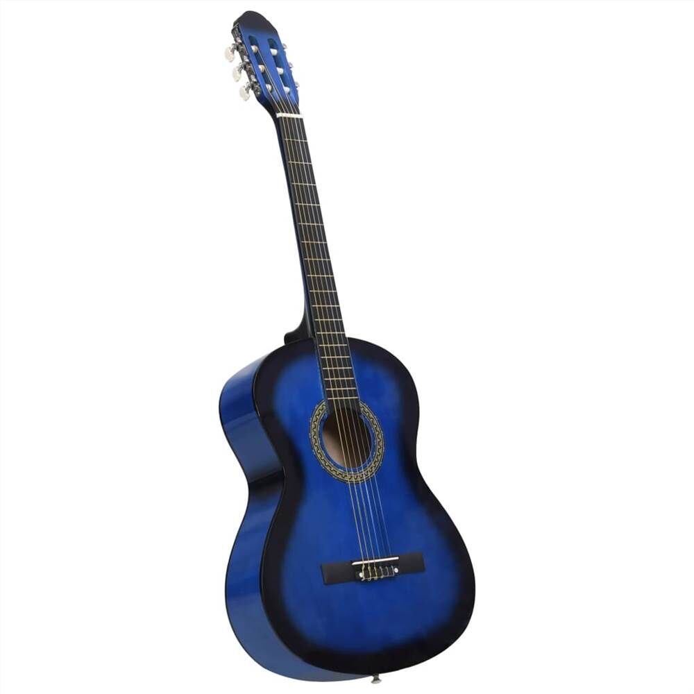 Classical Guitar for Beginner Blue 44 39 Basswood - Electronic