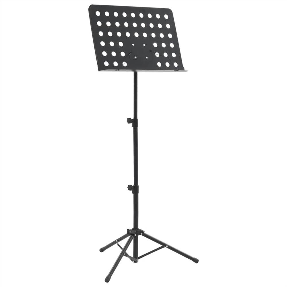 Music Book Stand Black Steel - Electronic