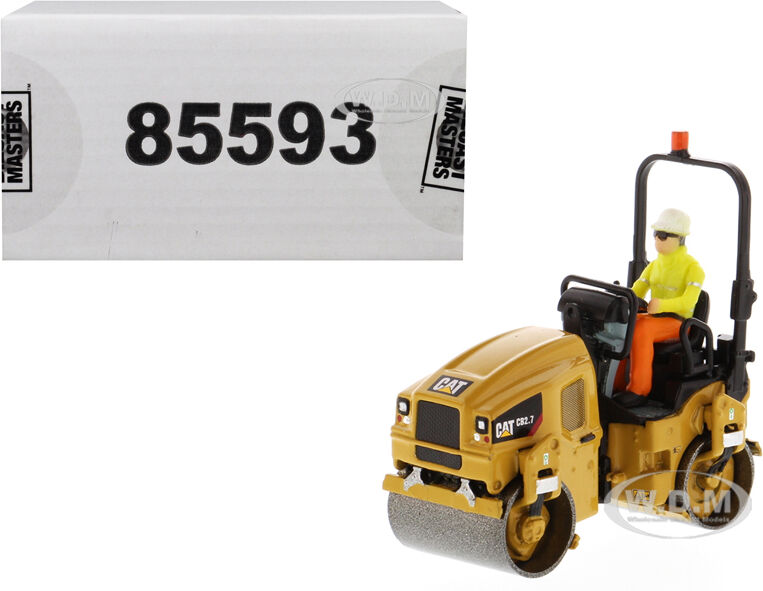 CAT Caterpillar CB-2.7 Utility Compactor with Operator High Line Series 1/50 Diecast Model by Diecast Masters