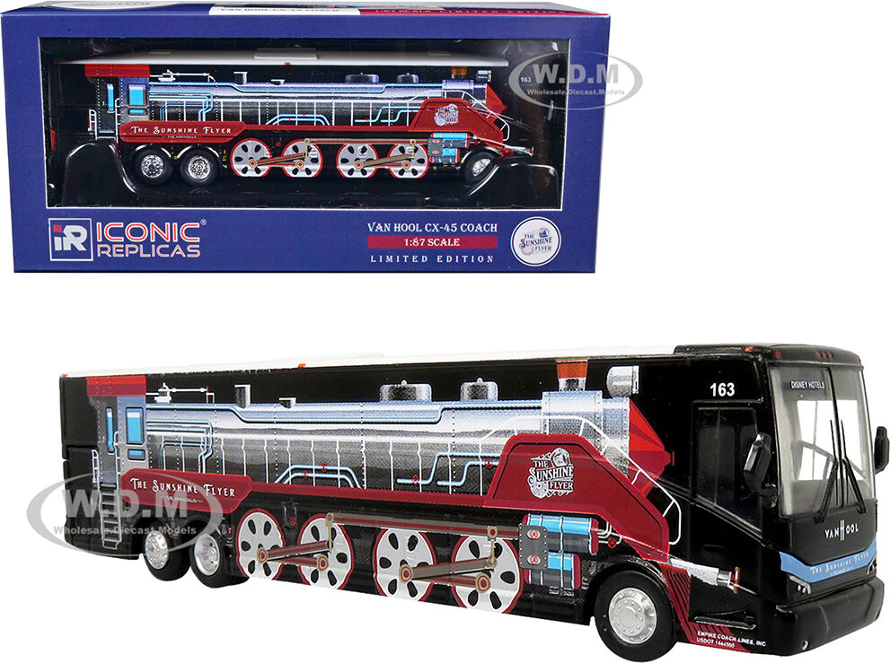 Van Hool CX-45 Coach Bus Empire Coach Lines The Sunshine Flyer: The Armadillo 1/87 (HO) Diecast Model by Iconic Replicas