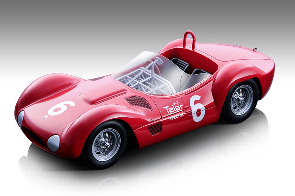 Maserati Birdcage Tipo 61 #6 Roger Penske Winner SCCA National Championship Meadowdale (1961) Limited Edition to 85 pieces Worldwide 1/18 Model Car by Tecnomodel