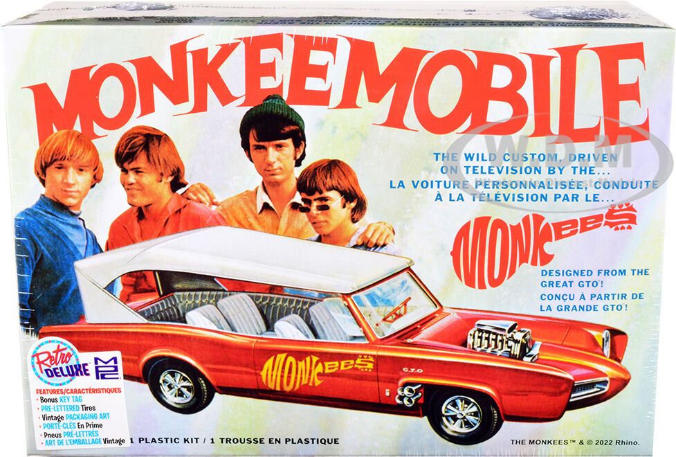 Skill 2 Model Kit Monkeemobile The Monkees (1966-1968) TV Series 1/25 Scale Model Car by MPC