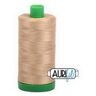 Aurifil Cotton Mako Thread 40wt 1000m 6ct BLOND BEIGE BOX06