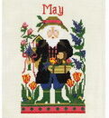 Colonial Needle Co. May Santa Cross Stitch Kit