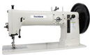 Techsew 5200 Flatbed Heavy Duty Compound Feed Industrial Sewing Machine with Assembled Table and Motor