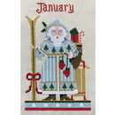 Colonial Needle Co. January Santa Cross Stitch Kit