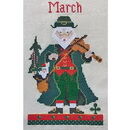 Colonial Needle Co. March Santa Cross Stitch Kit