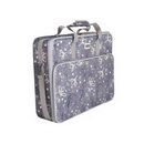 Tutto Luggage Tutto X-Large Emb Project Bag Silver with Daisies