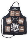 Boxer Wholesale Canvas Apron - Love My Meat