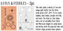 Sariditty Quilting Ruler Collection Sariditty Lotus & Pebbles Set - High Shank 4.5mm